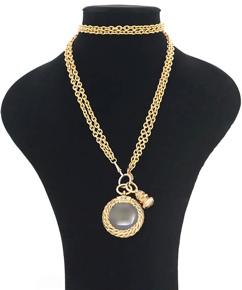 Chanel Magnifying Glass Necklace 